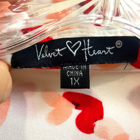 Sprinkled Hearts L/S Rayon Shirt - Picture 2 of 10